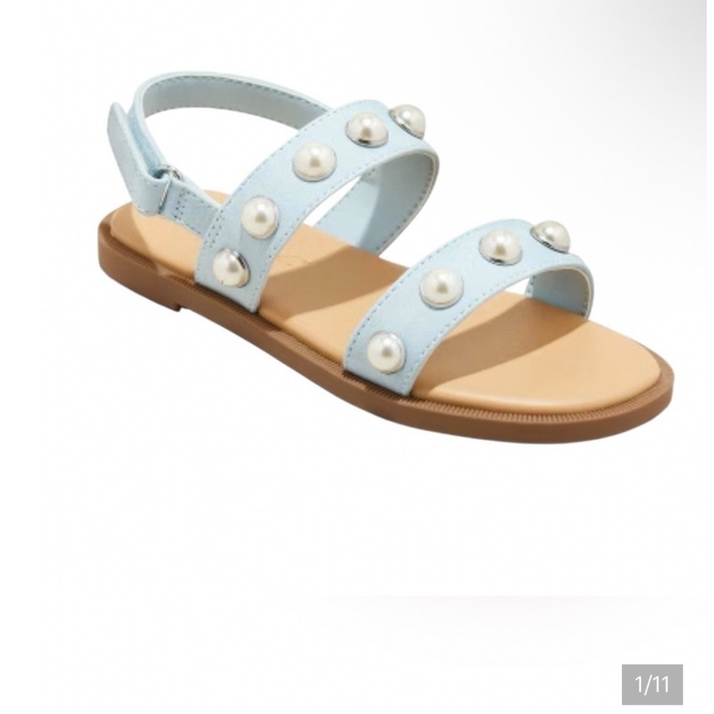 Cat & Jack Toddler Selene Studded Strappy Sandals Blue Size 7 093111410